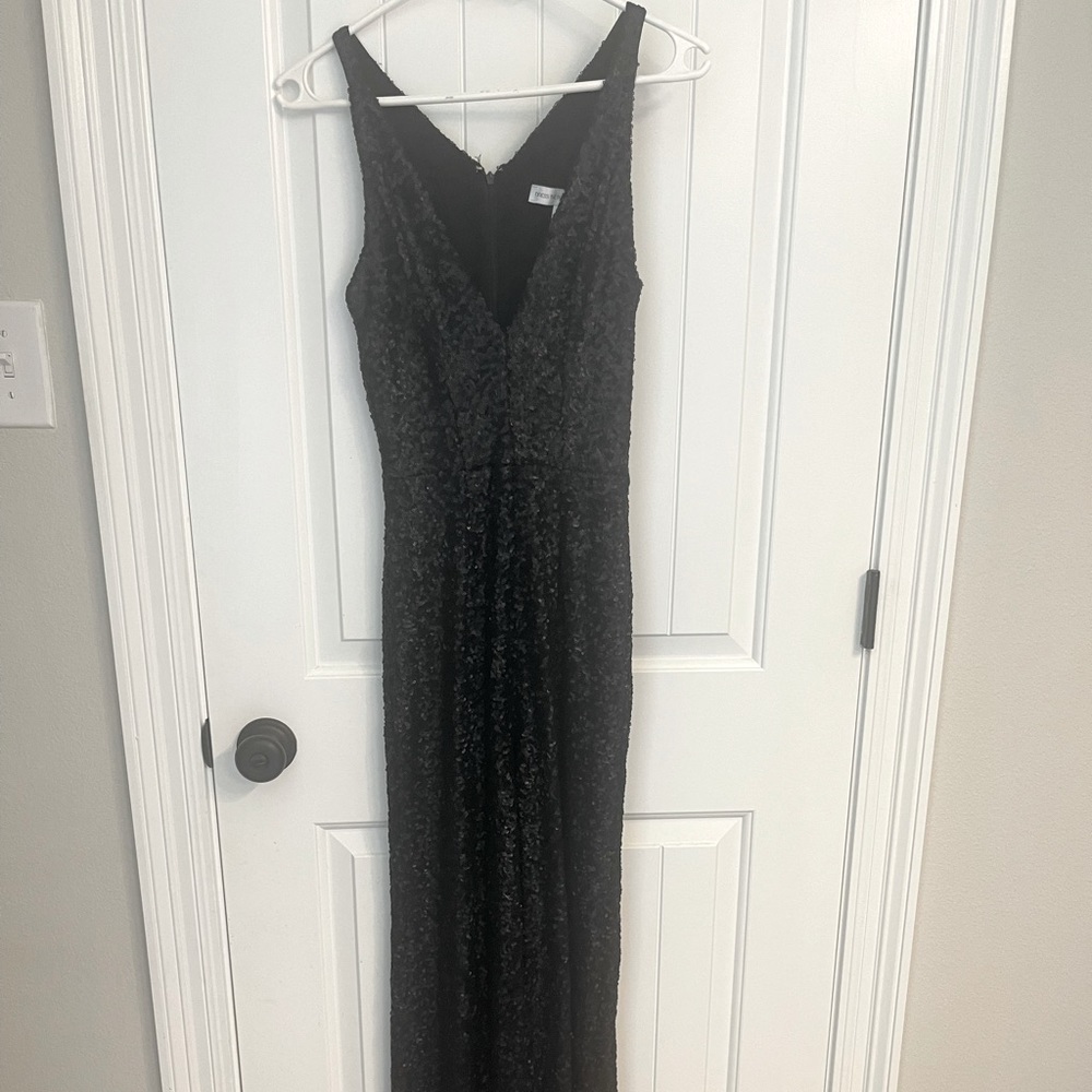 Dress The Population black sequin jumpsuit